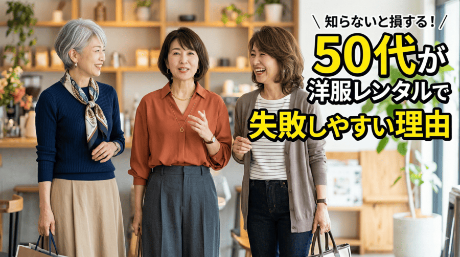 50代が洋服レンタルで失敗しやすい理由
